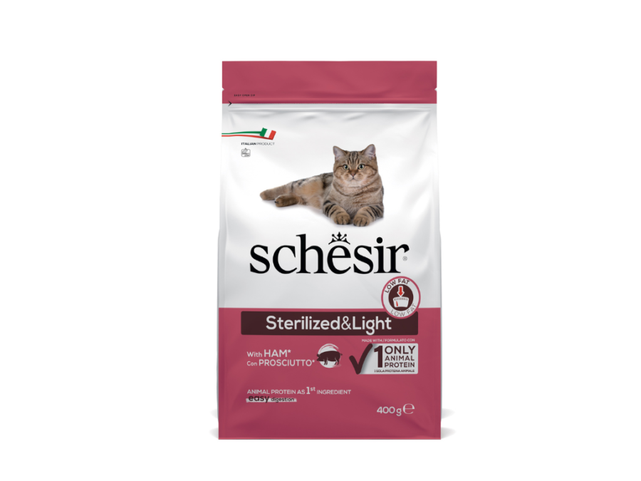 Schesir Dry Original Sterilized & light con prosciutto 400gr