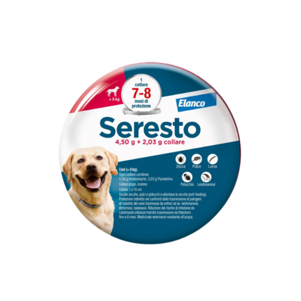 SERESTO COLLARE CANI SUPERIORI 8 KG
