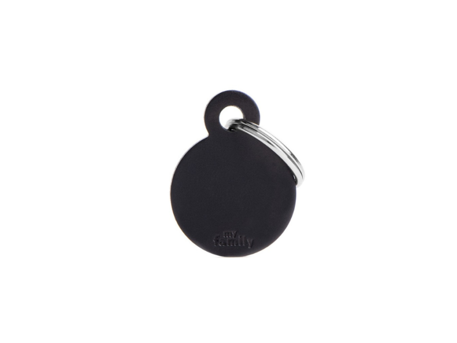 MEDAGLIETTA BASIC CERCHIO PICCOLO IN ALLUMINIO