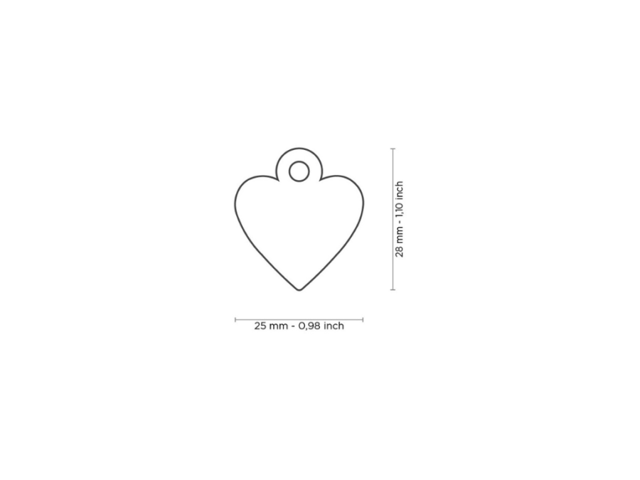 MEDAGLIETTA CUORE S BASIC - immagine 2