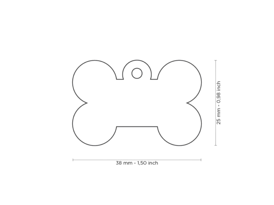 MEDAGLIETTA BIG BONE ALUMINIUM - immagine 2