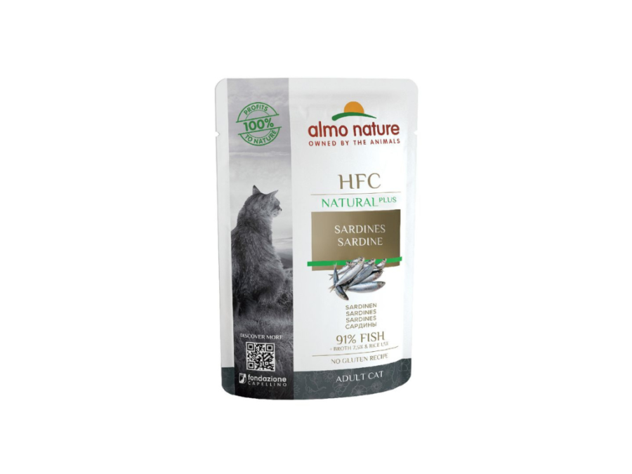 Almo Nature HFC Natural plus Sardine 55g