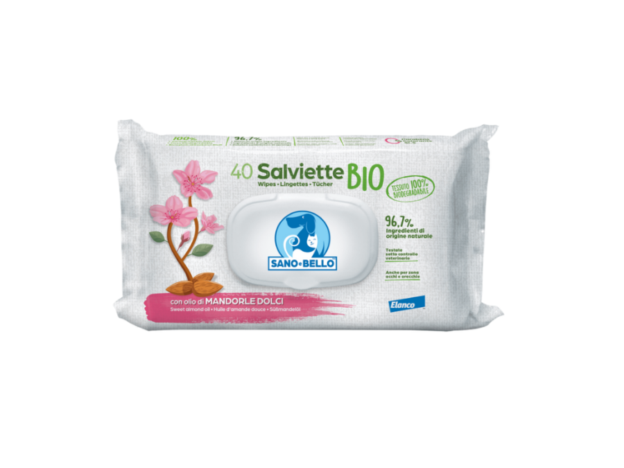 SALVIETTE BIO OLIO DI MANDORLE DOLCI 40PZ