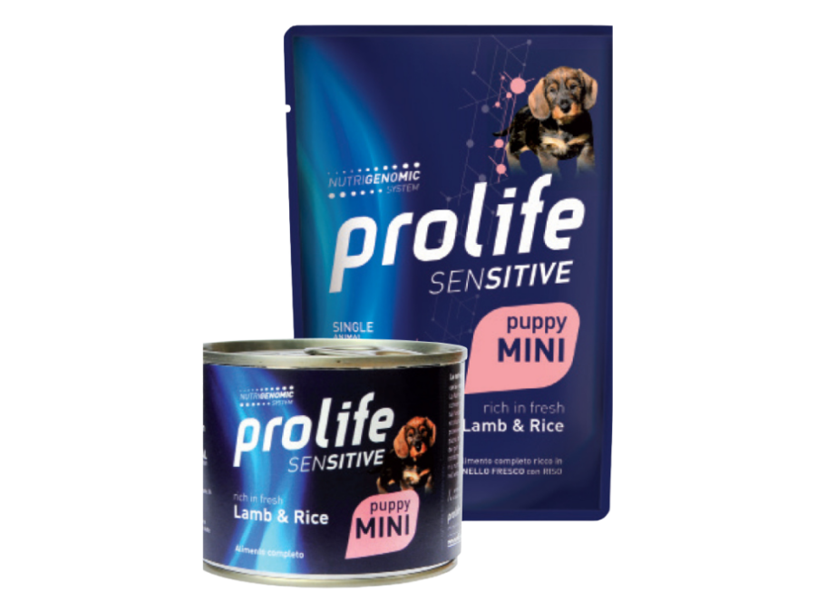 PROLIFE DOG - PUPPY SENSITIVE LAMB & RICE MINI - BUSTA 100G.