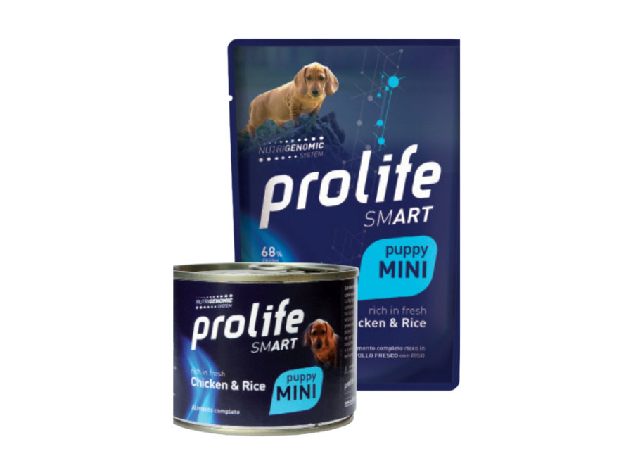 PROLIFE DOG -PUPPY MINI CHICKEN & RICE- BUSTA 100GR
