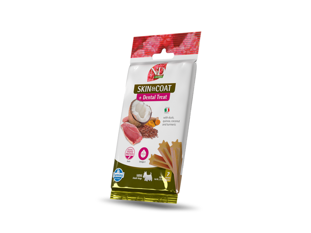 FARMINA TREATS MINI QUINOA SKIN ANATRA 60G
