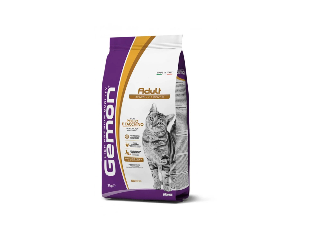 GEMON GATTO POLLO/TACCHINO KG 2