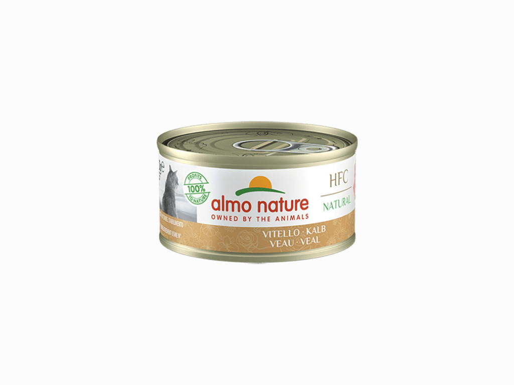 ALMO NATURE NATURAL CATS VITELLO 70G