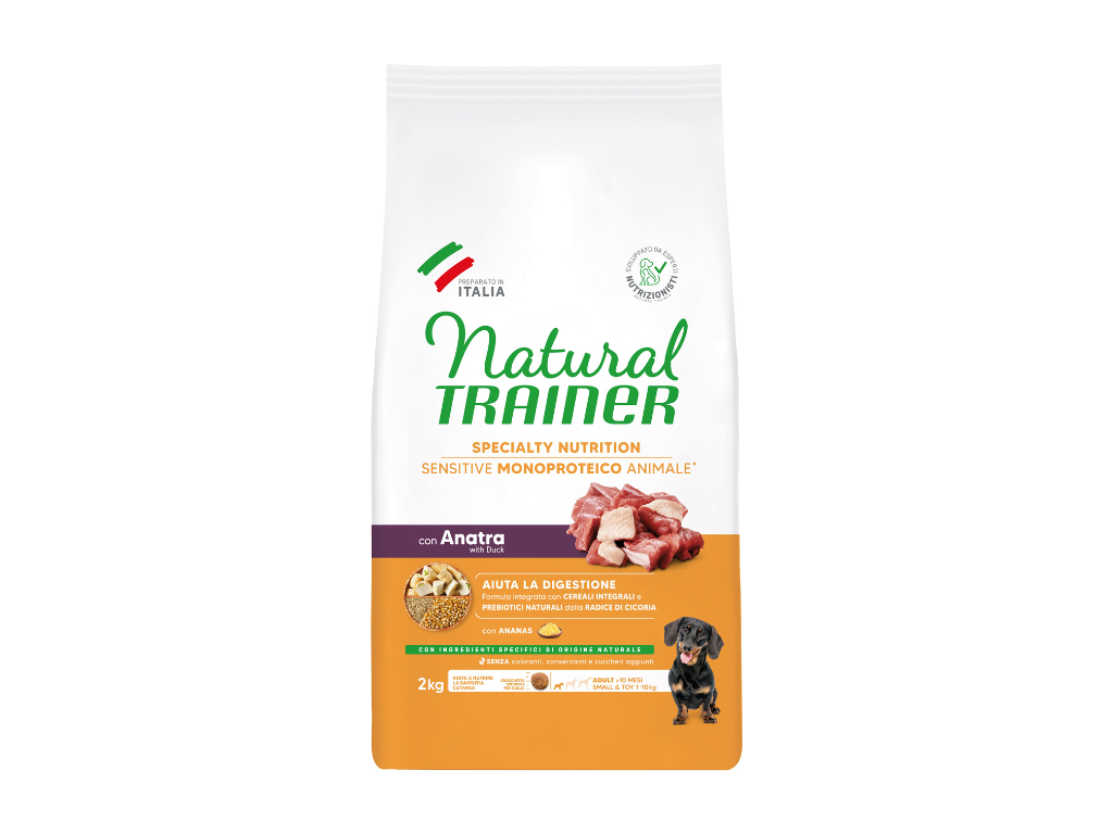 NATURAL TRAINER ADULT MINI SENSITIVE DUCK & RICE 2KG