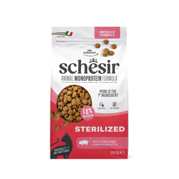 SCHESIR CAT STERILIZED MONOPROTEIN PROSCIUTTO 400G
